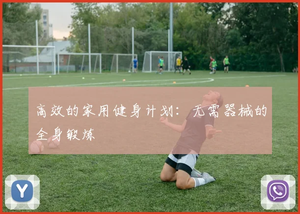 高效的家用健身计划:无需器械的全身锻炼